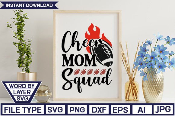Cheer Mom Squad SVG: Crafts & Graphics Review
