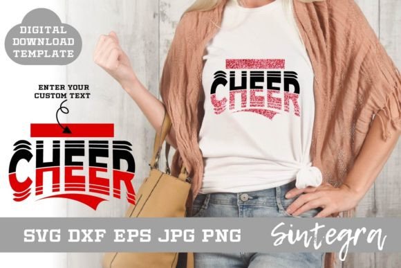 Cheer SVG Design 001: Graphics for Crafts