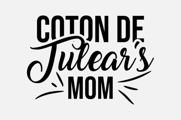 Coton De Tulear Mom SVG for Crafts & Graphics
