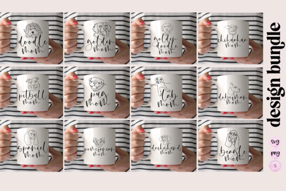 Dog Mom Bundle Dog Breed: Graphics for Crafts