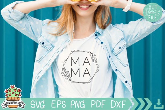 Reviewing Mama Leaves Frame Hexagon Graphics for Crafts